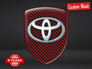 Toyota Sticker bombé Édition Exclusive Étiquettes Haut de Gamme